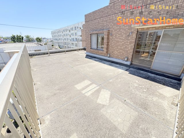 【サンスターホーム】ライオンズマンション河辺シティのバルコニー