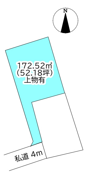 寿町　売土地の土地図