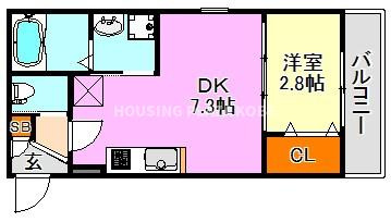 メゾンKPCの間取り