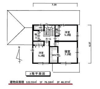 【間取り】 | 福岡県宗像市天平台