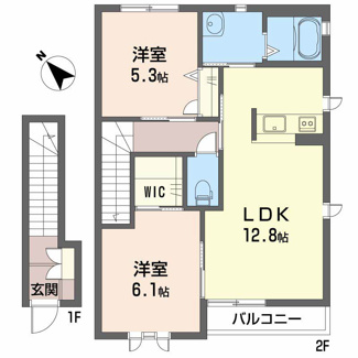 【間取り】 | パルテール　A