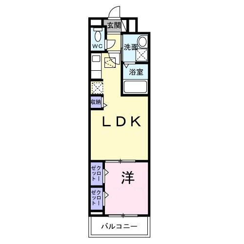 リッシュ　メゾンの間取り|間取りです。