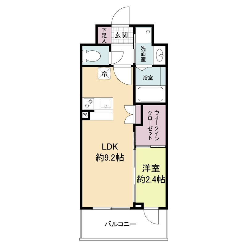 セレニテ谷町四丁目アリエの間取り
