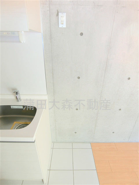 ルクレ大森のキッチン|冷蔵庫置き場