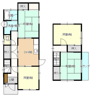 【間取り】 | 阿南貸家