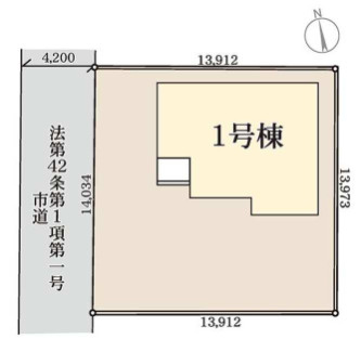 リーブルガーデンＳ高崎市金古町第11　１号棟の区画図|駐車場２台以上ご用意しています！来客時も重宝しますよ♪