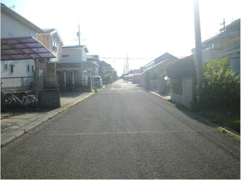 野田市五木新町　売地　60坪の前面道路含む現地写真