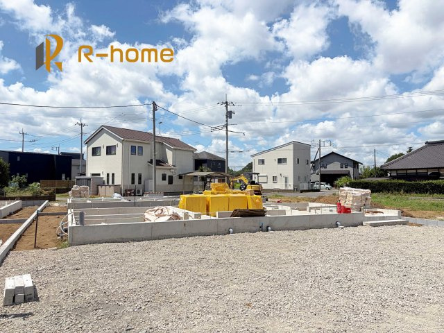 土浦市神立町第9　新築戸建て　1号棟の外観|ご予約を頂ければ、『平日』はもちろん『早朝』や『夜間』もご見学可能です♪お気軽にお申し付けください♪
