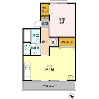 【間取り】 | ファーストターフ鎌取A