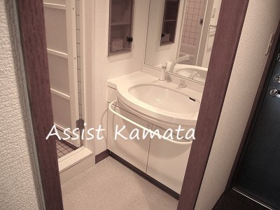 旭レジデンス萩中の独立洗面台|写真は同タイプの別号室です
