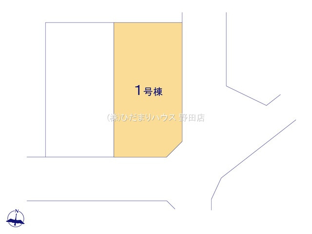流山市江戸川台東10期　新築戸建　1号棟の区画図|1号棟