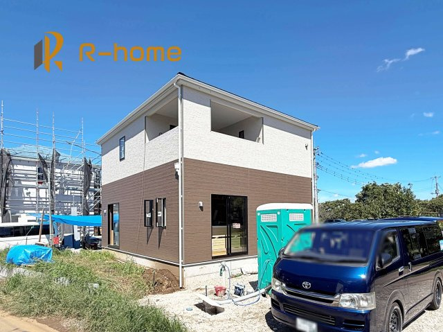 土浦市神立町第9　新築戸建て　3号棟の外観|ご予約を頂ければ、『平日』はもちろん『早朝』や『夜間』もご見学可能です♪お気軽にお申し付けください♪