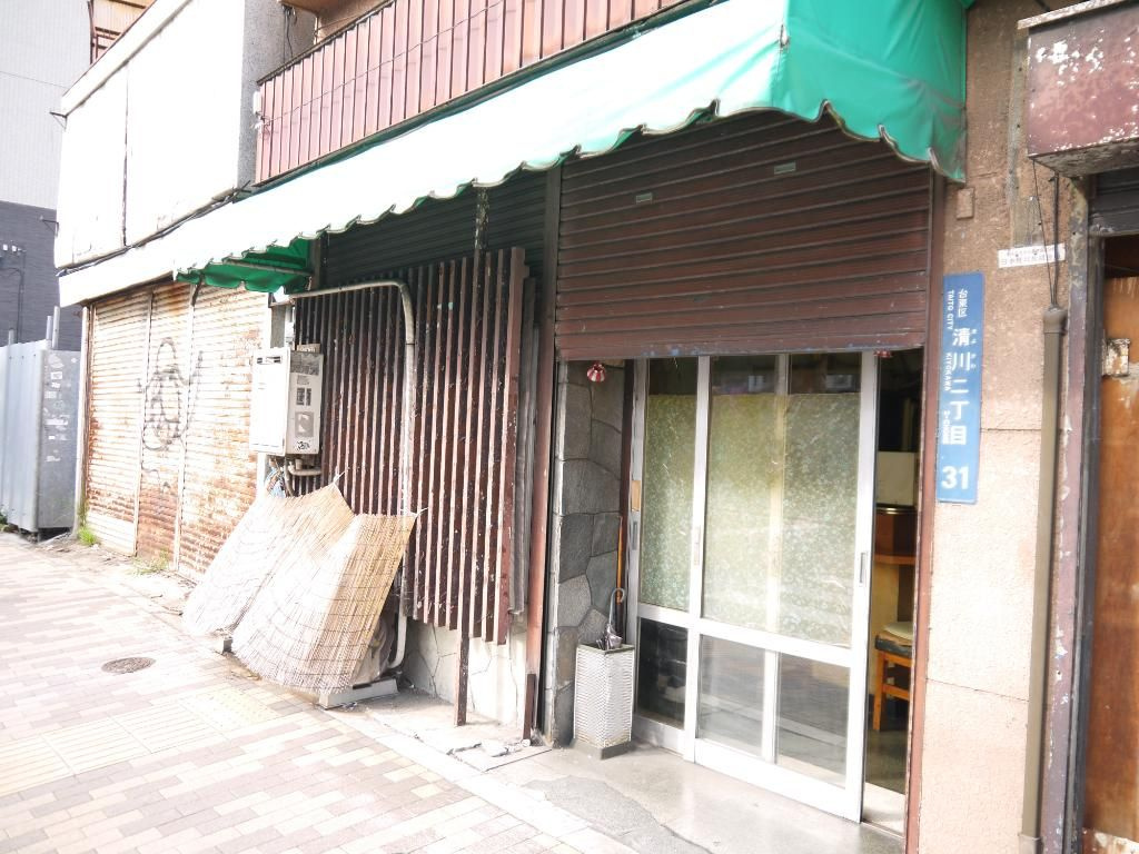 台東区清川２丁目の店舗一部の外観