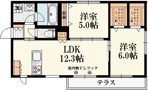 SANTE’の間取り