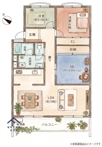 大濠ハウスの間取り