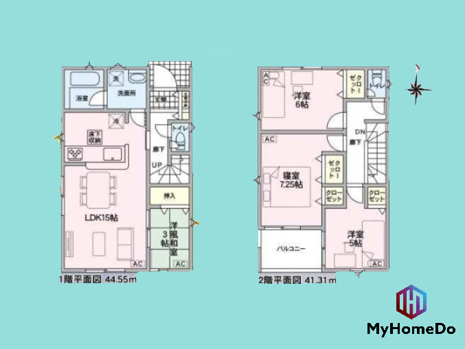 北区東味鋺　第4の間取り