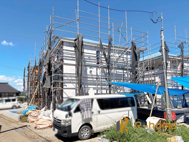 土浦市神立町第9　新築戸建て　4号棟の外観|ご予約を頂ければ、『平日』はもちろん『早朝』や『夜間』もご見学可能です♪お気軽にお申し付けください♪