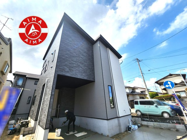 福岡市早良区南庄3丁目第1-2棟（1号棟）　の外観|デザイン性のある外観です。