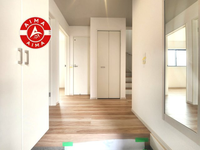 福岡市早良区南庄3丁目第1-2棟（1号棟）　の内観：施工例|二重ロック採用。毎日の安心を守るしっかり防犯対策。