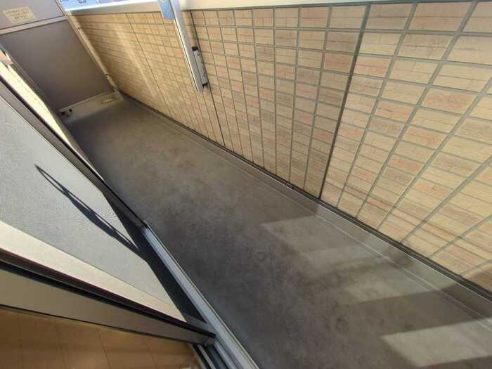 セジュール町坪のバルコニー