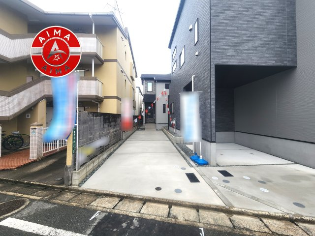 福岡市早良区南庄3丁目第1-2棟（2号棟）　の外観|デザイン性のある外観です。