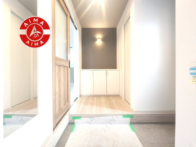 福岡市早良区南庄3丁目第1-2棟（2号棟）　の内観：施工例|二重ロック採用。毎日の安心を守るしっかり防犯対策。
