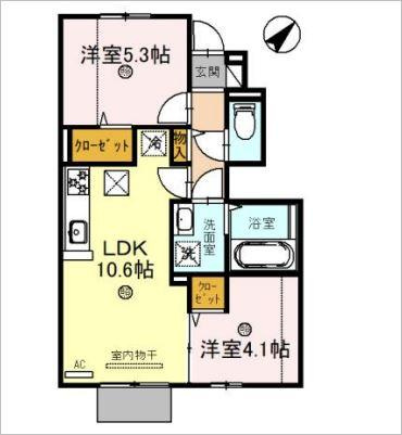リコルド住吉の間取り