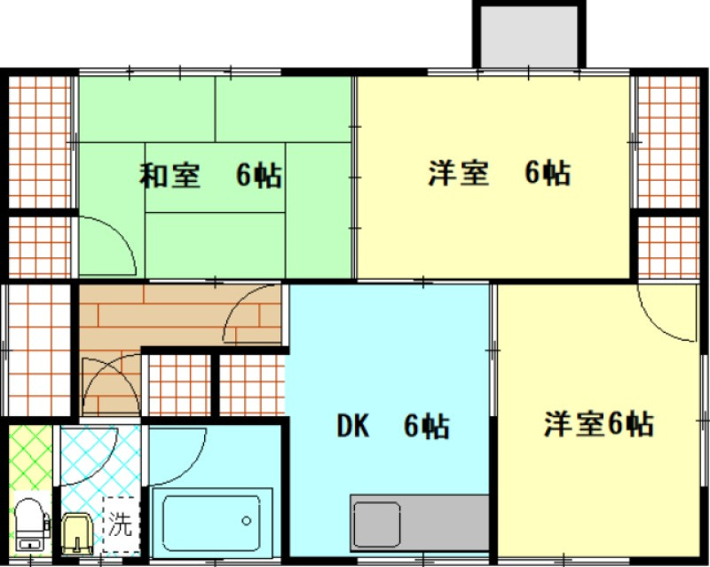 ことぶき住宅の間取り