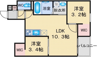 【間取り】 | REGALEST DUO | 略図の為、現状優先