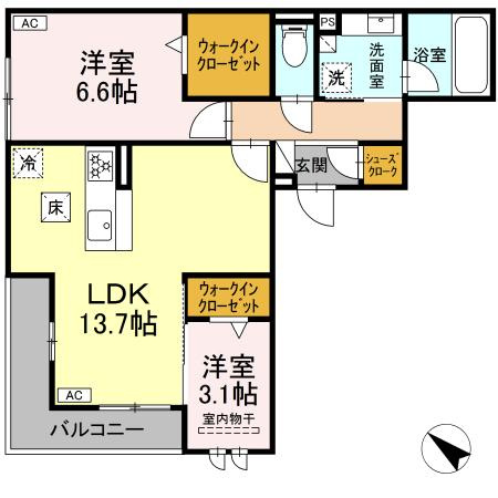 WILL Ⅲの間取り