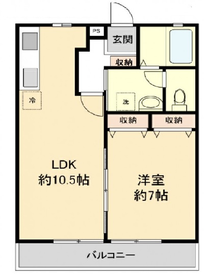 【間取り】 | グリーンハイツ古市