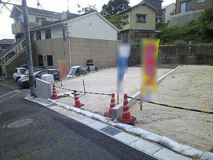 安芸区船越１丁目の前面道路含む現地写真