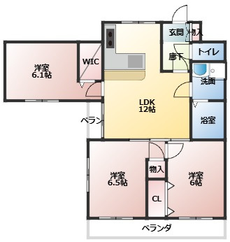 【間取り】 | ダイタ北口マンション