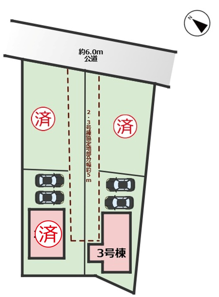 GRAFARE守山区上志段味6期｜名古屋市の戸建ならホームアップの区画図
