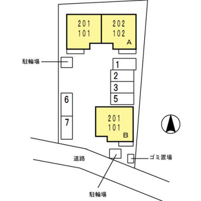 【区画図】 | パレスセジュールA(パレスセジュールエー)