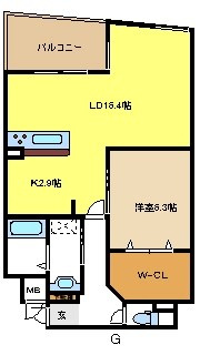プロシード新瑞橋の間取り