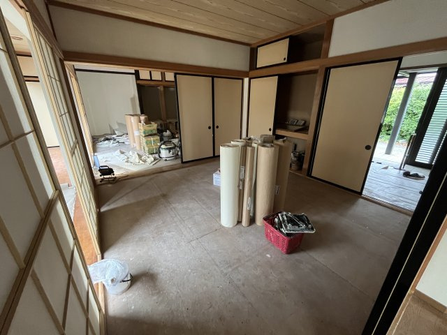 天童市北久野本4丁目7-5-5の和室|【リフォーム中】１階和室　6/6撮影