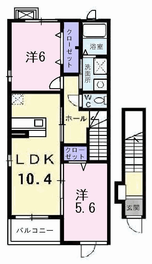 フェリーチェ　Ⅱの間取り