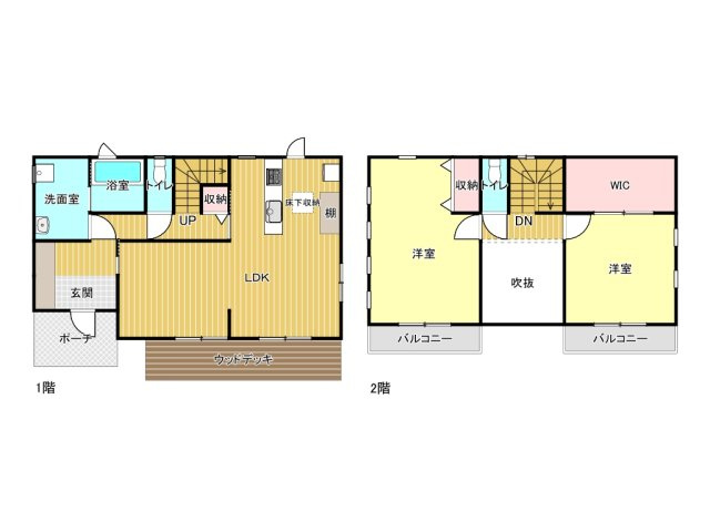 亀山市アイリス町の間取り