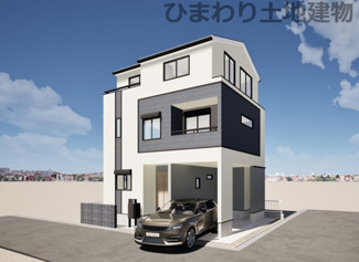 【外観】 | 座間市ひばりが丘2丁目  1号棟 16期 | イメージパース（完成時に現況と異なる場合は現況優先となります）