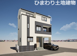 【外観】 | 座間市ひばりが丘2丁目  1号棟 16期 | イメージパース（完成時に現況と異なる場合は現況優先となります）