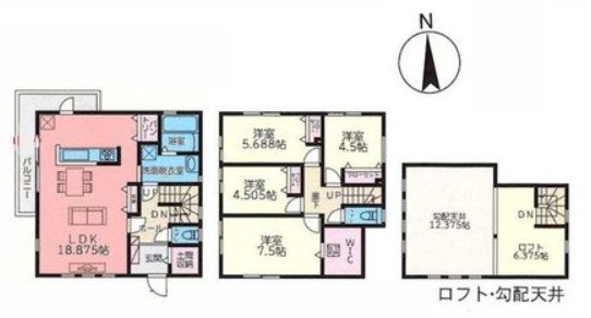 【間取り】 | 藤沢市西富第3期 新築戸建 全2棟