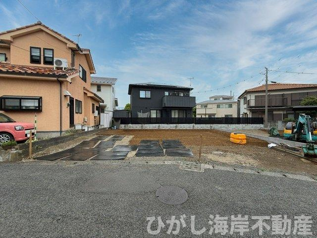 平塚市諏訪町　新築戸建の外観|5月28日撮影　建築中　現地外観