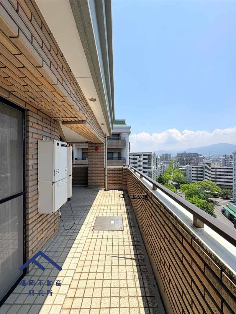 六本松パークホームズのバルコニー