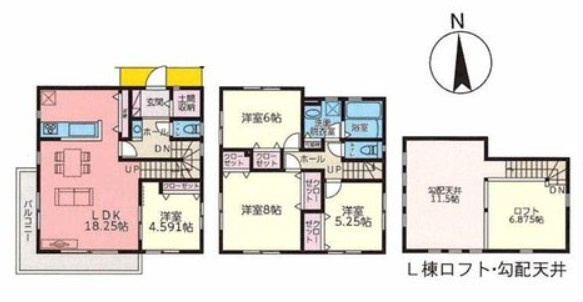 【間取り】 | 藤沢市西富第3期 新築戸建 全2棟