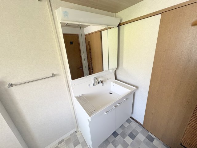 四條畷市田原台７丁目の賃貸マンションの独立洗面台