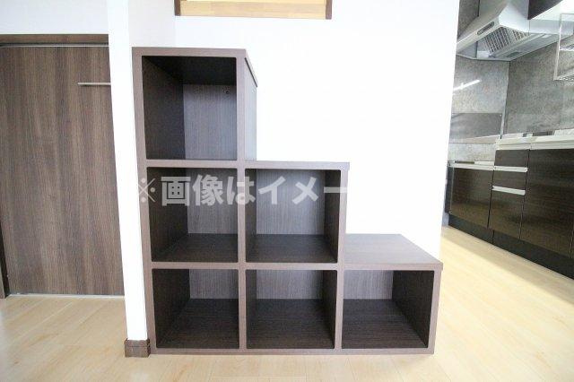 （仮称）都城天神Yマンションの収納|ちょっとした収納スペースも充実しています