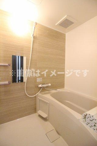 （仮称）都城天神Yマンションの浴室|日々の疲れを癒すお風呂付です