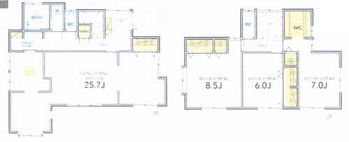 横浜市青葉区みたけ台　リノベーション中古戸建の外観パース