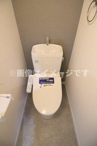 （仮称）都城天神Yマンションのトイレ|コンパクトで使いやすいトイレです